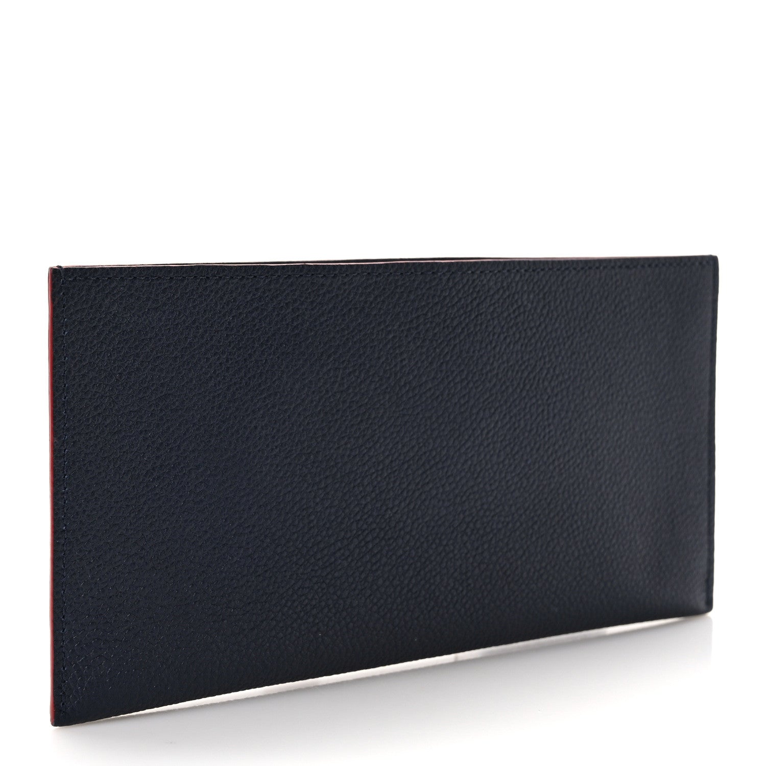Louis Vuitton Calfskin Felicie Chain Wallet Card Holder Insert Marine Rouge 3 of 6