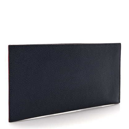 Louis Vuitton Calfskin Felicie Chain Wallet Card Holder Insert Marine Rouge 3 of 6