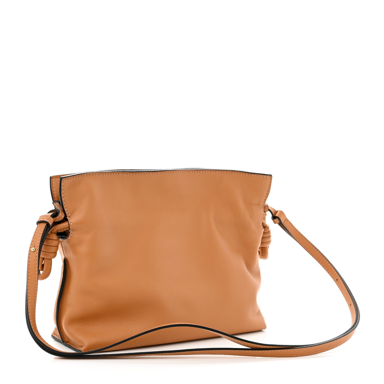 Loewe Calfskin Mini Flamenco Knot Clutch Warm Desert 3 of 11