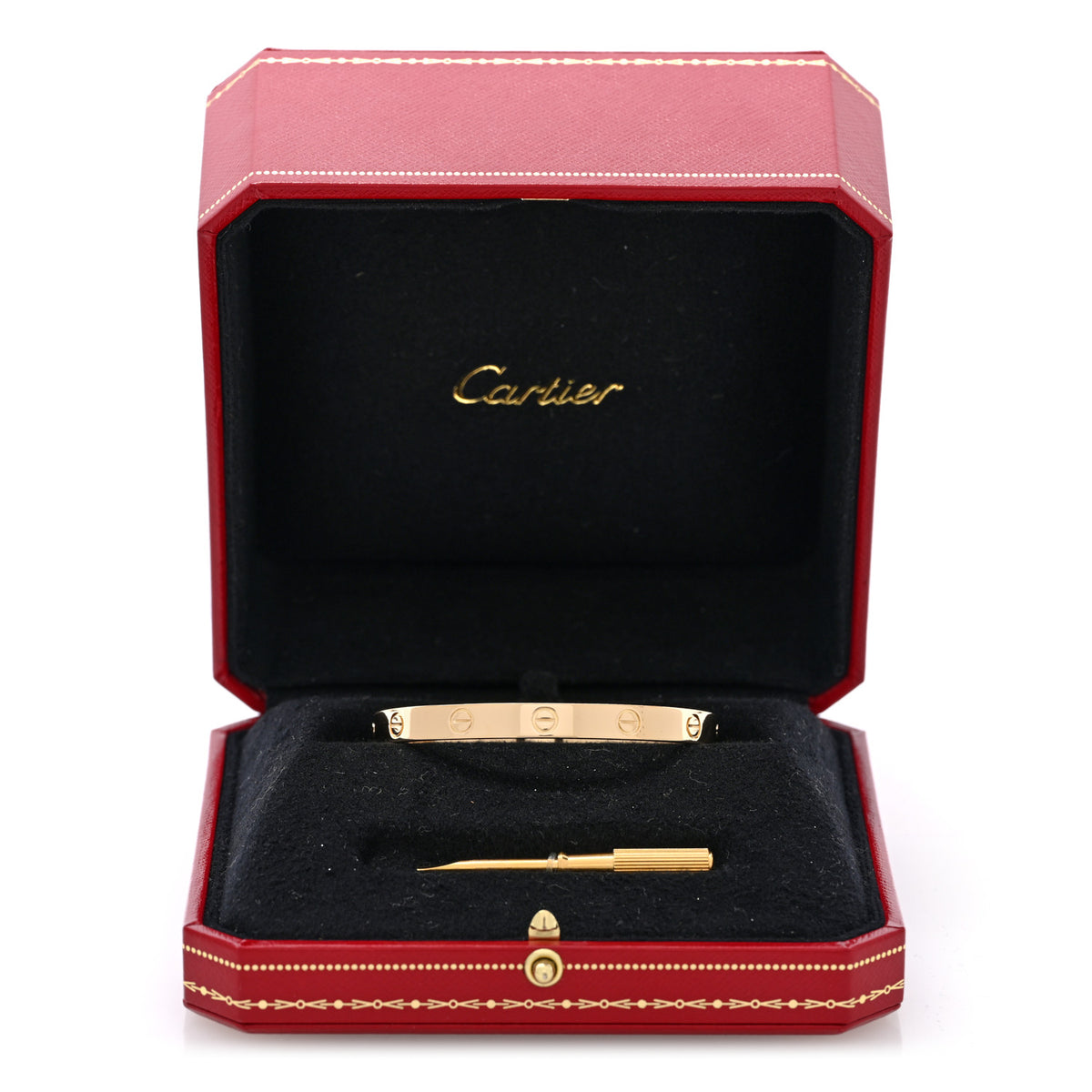 Cartier 18K Yellow Gold LOVE Bracelet 17 8 of 8