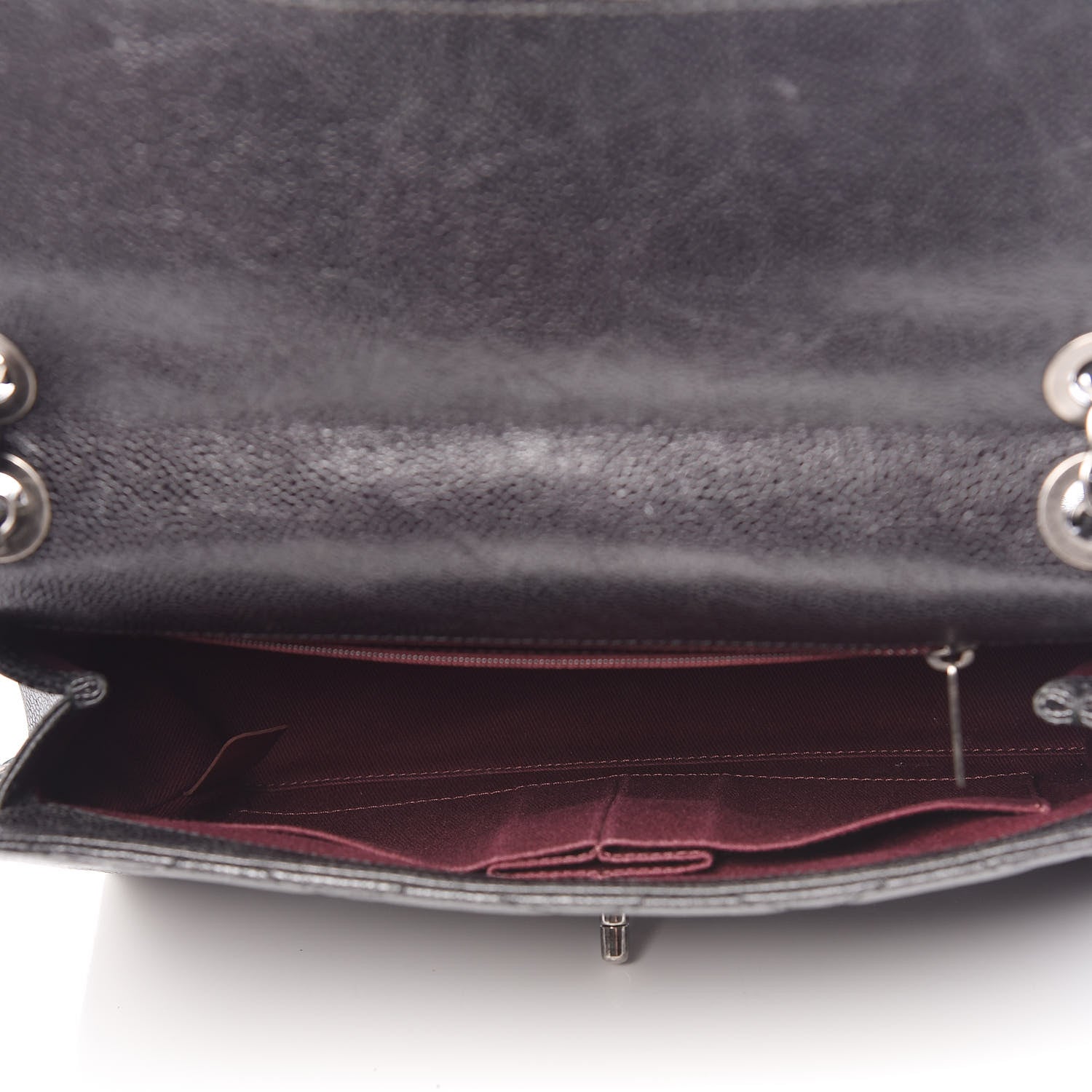 Chanel Crumpled Grained Calfskin Medium CC Crave Flap Black 5 of 17