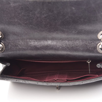 Chanel Crumpled Grained Calfskin Medium CC Crave Flap Black 5 of 17