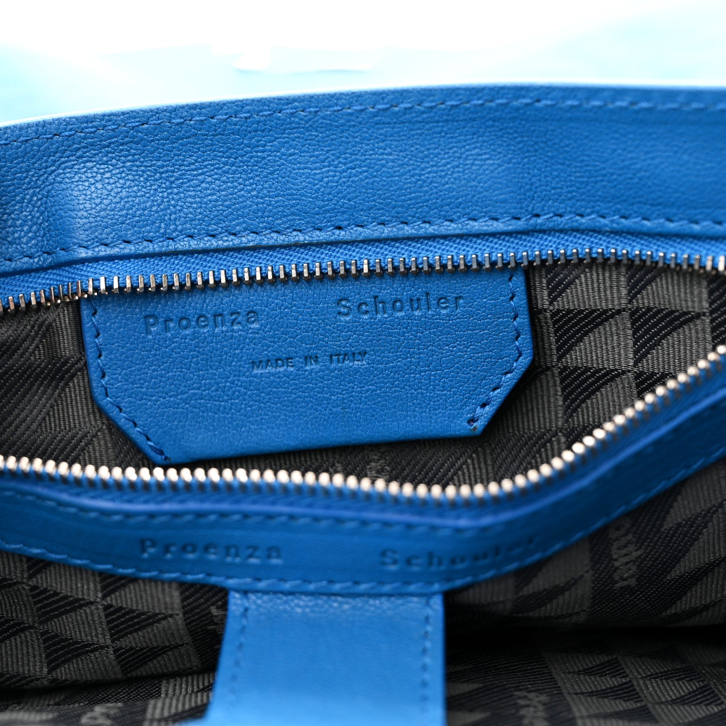 Lambskin Medium PS1 Satchel Sea Blue