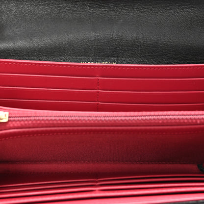 Chanel Lambskin Quilted Chanel 19 Flap Wallet Black 5 of 10