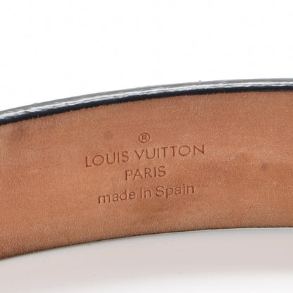 Louis Vuitton Calfskin 30mm LV Initiales Belt 80 32 Black 6 of 9