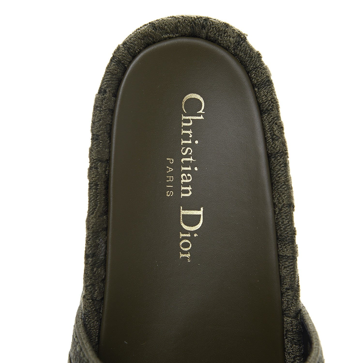 Christian Dior Oblique Denim D-Way Platform Sandal 37 Kaki 6 of 8