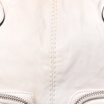 Gucci Calfskin Top Handle Tote White 20 of 21