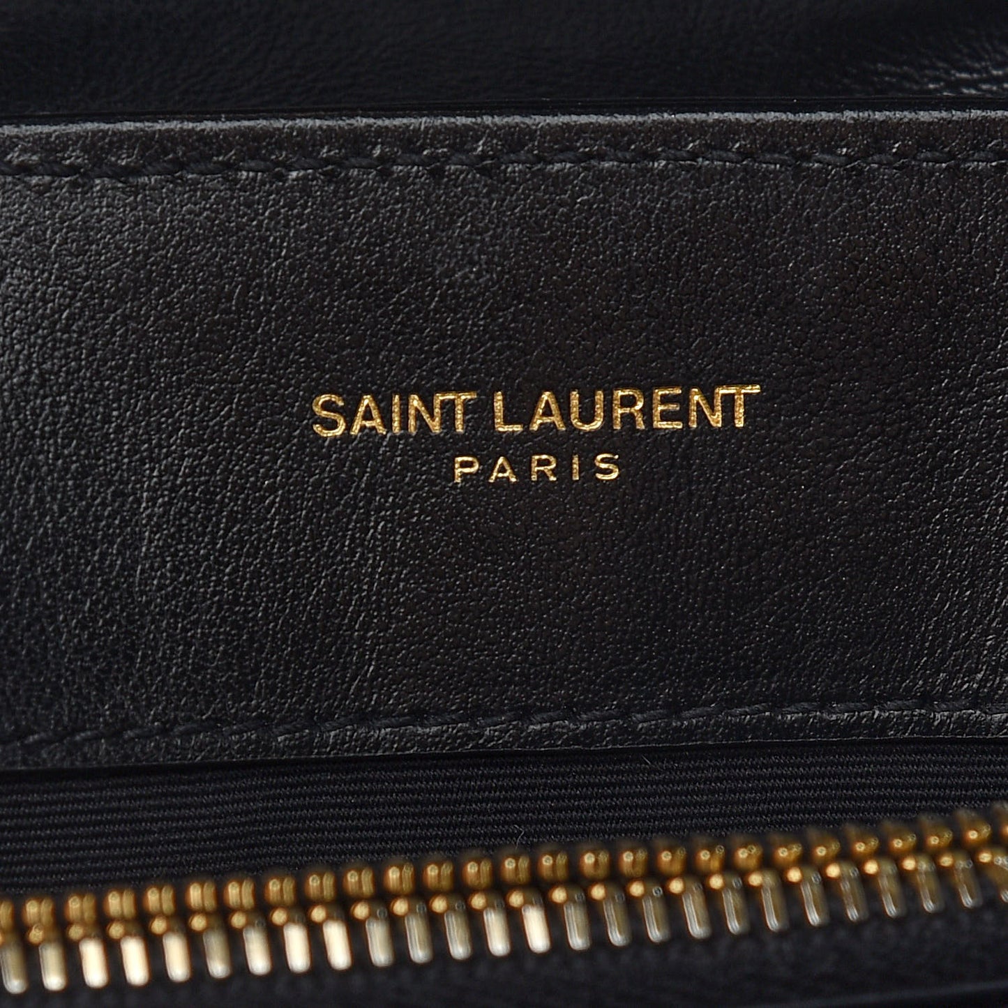Calfskin Y Quilted Monogram Small Loulou Chain Satchel Black