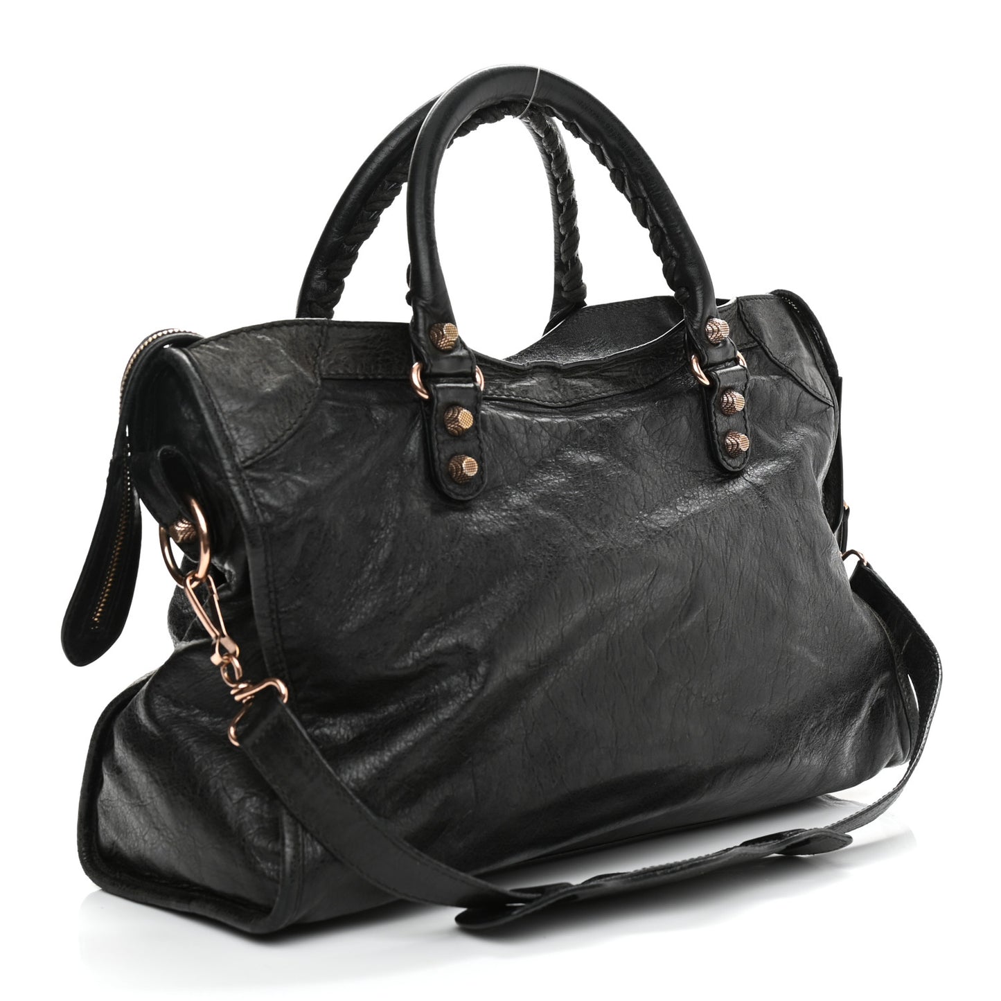 Agneau Giant 12 Gold Hardware City Black
