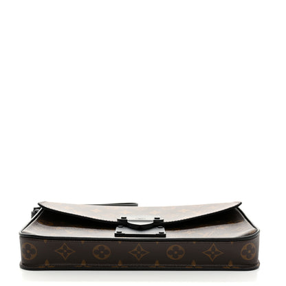 Louis Vuitton Monogram Macassar S Lock A4 Pouch 7 of 9