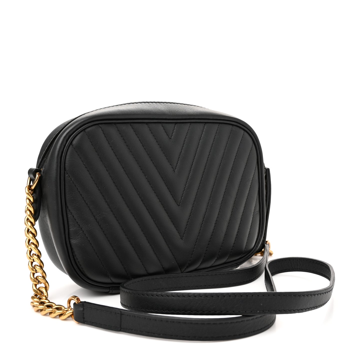 Calfskin New Wave Camera Bag Black