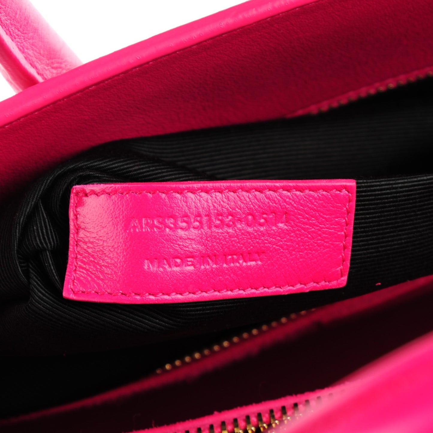 Calfskin Small Sac De Jour Bubblegum