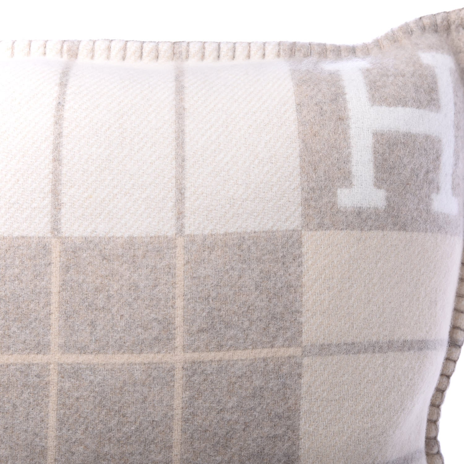 Hermes Wool Cashmere Avalon III Pillow PM Coco Camomille 4 of 5