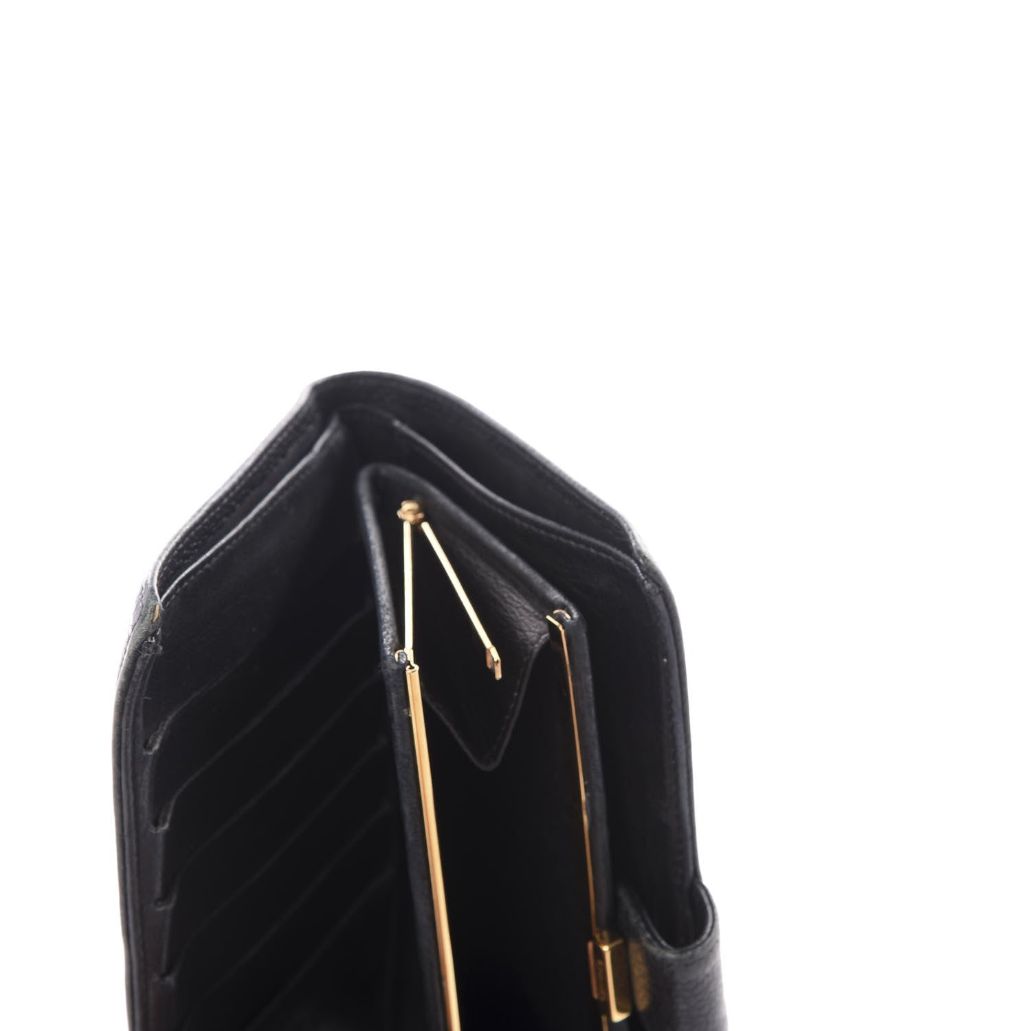 Chanel Caviar Timeless CC French Wallet Black 9 of 11