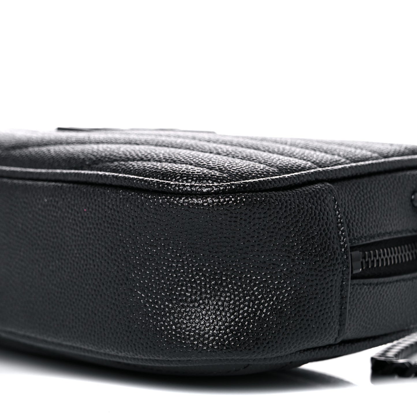 Grain De Poudre Matelasse Monogram Mini Lou Camera Bag Black