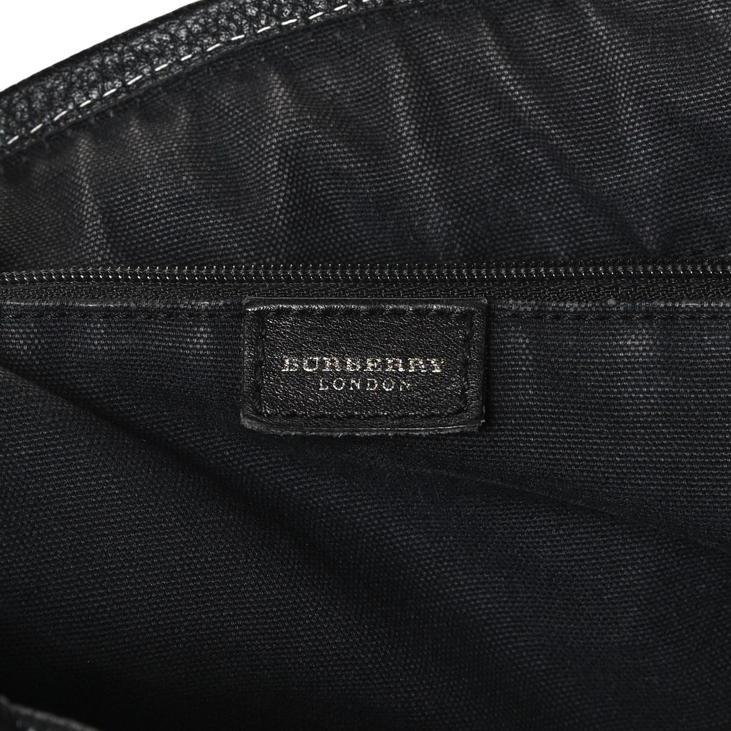 Calfskin Nova Check Trim Shoulder Bag Black