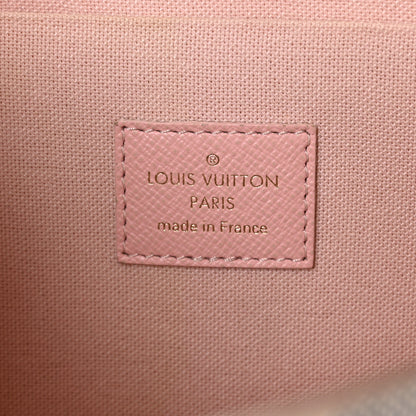 Louis Vuitton Damier Azur Calfskin Pochette Felicie Eau de Rose 7 of 10