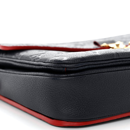 Louis Vuitton Empreinte Pochette Metis Marine Rouge 8 of 11
