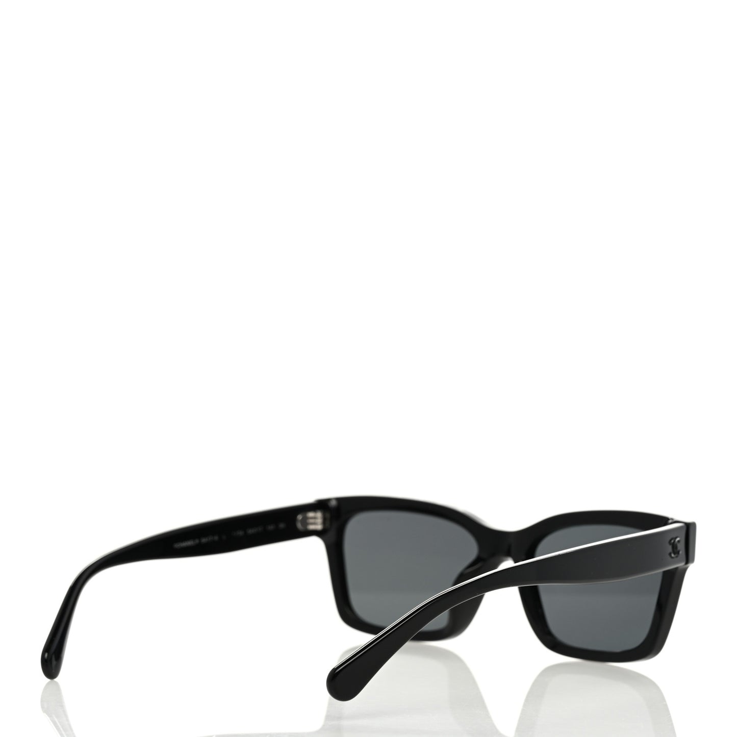 Acetate Polarized Square Sunglasses 5417 Black