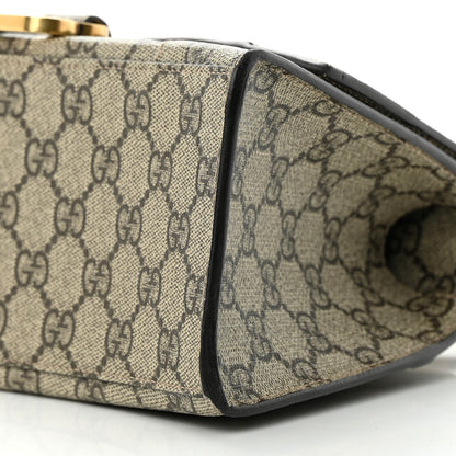 Balenciaga X GUCCI GG Supreme Monogram Small Hourglass Top Handle Bag Beige Ebony 10 of 13