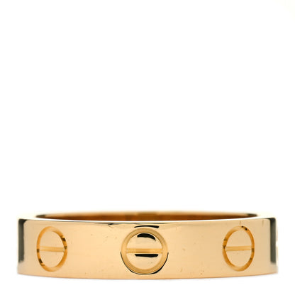 Cartier 18K Yellow Gold 3.5mm LOVE Wedding Band Ring 46 3.75 3 of 4