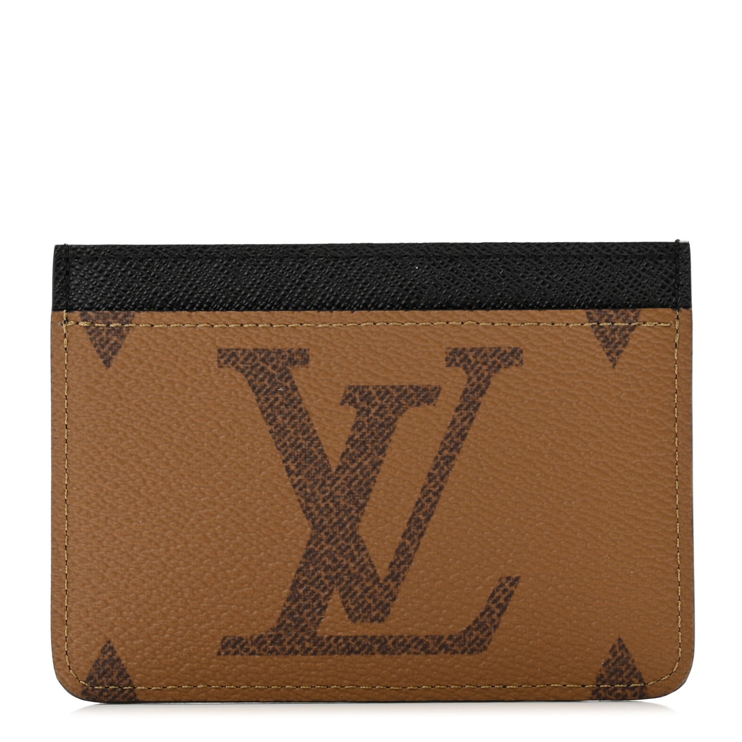 Reverse Monogram Side Up Card Holder