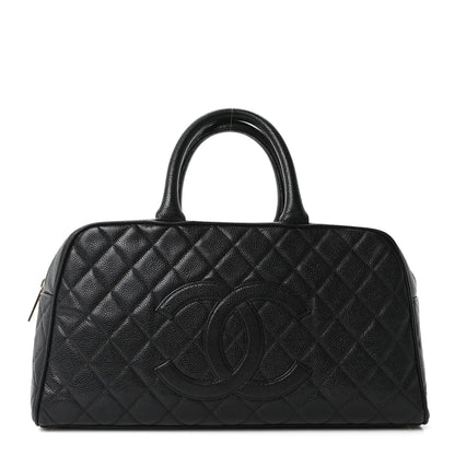 Chanel Caviar Quilted Large Bowler Black 1 of 10