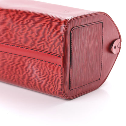 Louis Vuitton Epi Speedy 25 Castillan Red 7 of 10