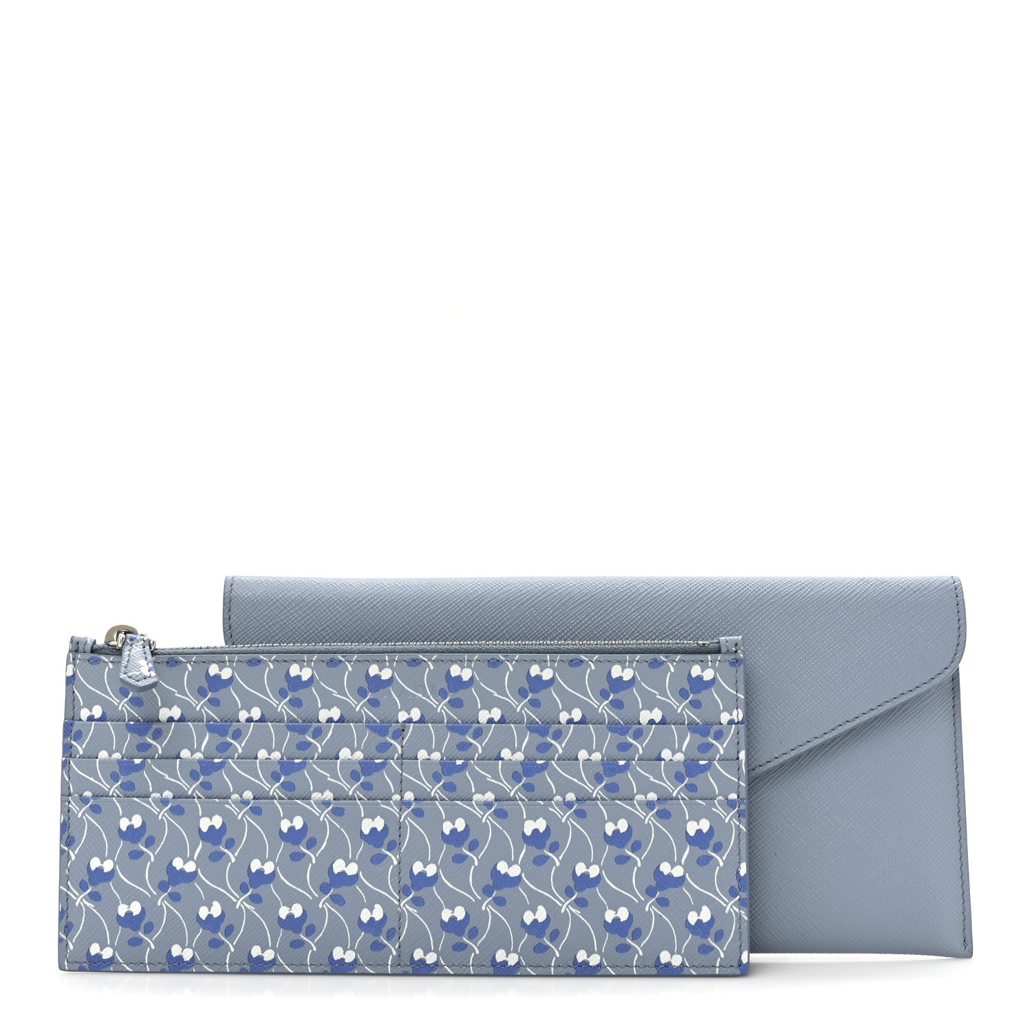 Prada Saffiano Ramage Letter Envelope Wallet Astrale 3 of 11