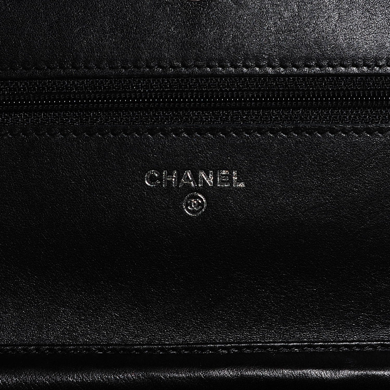 Chanel Caviar Timeless CC Wallet on Chain WOC Black 6 of 8