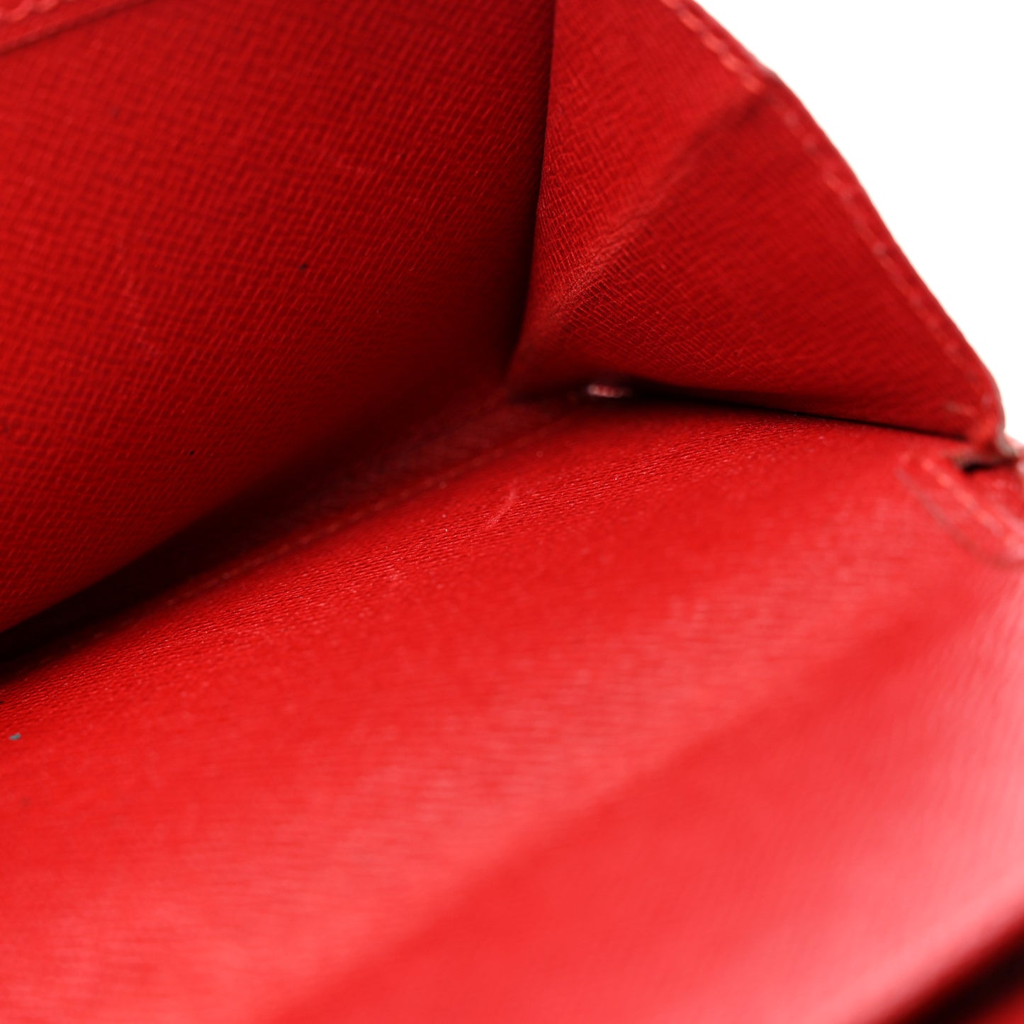 LOUIS VUITTON Epi Porte Tresor International Wallet Castillan Red