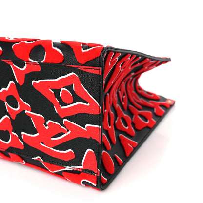 Louis Vuitton X UF Tufted Monogram Onthego GM Black Red 8 of 8