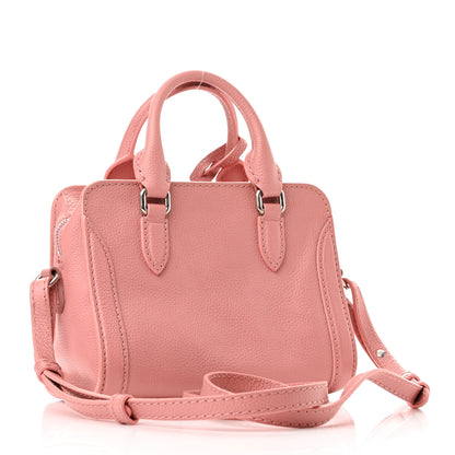 Alexander McQueen Pebbled Calfskin Mini Skull Padlock Zip Around Tote Petal 3 of 10