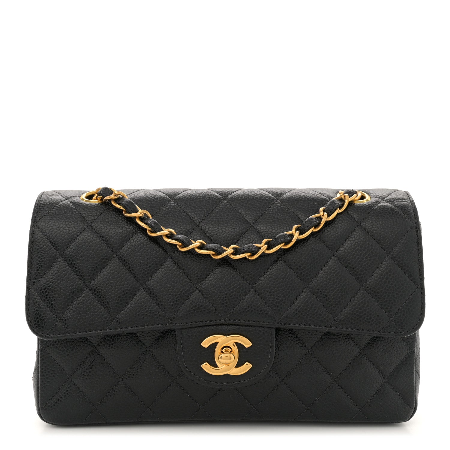 Chanel Caviar Quilted Small Double Flap Black 1 of 12