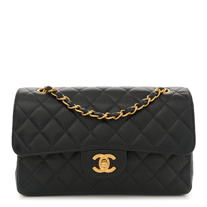 Chanel Caviar Quilted Small Double Flap Black 1 of 12