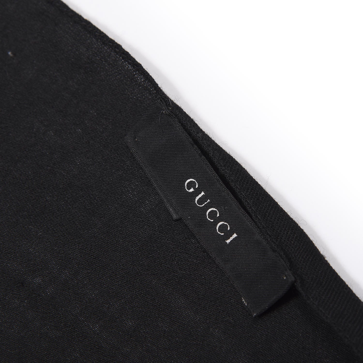 Gucci Wool Silk GG Monogram GGNat Scarf Black 3 of 6