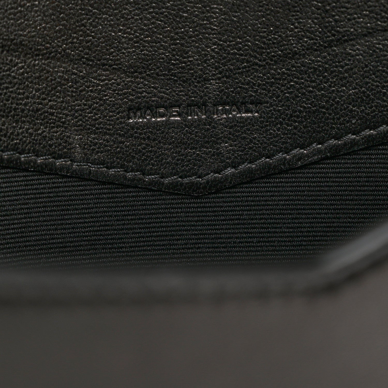 Saint Laurent Lambskin Quilted Double Flap Chain Pouch Black 7 of 7