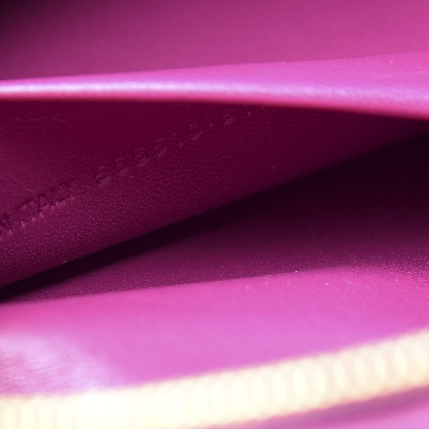 Balenciaga Crushed Velvet Logo Matelasse XXS Souvenir Belt Bag Fuchsia 6 of 11