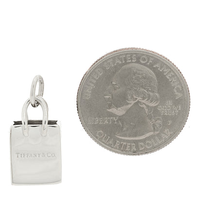 Tiffany Sterling Silver Shopping Bag Charm 2 of 3