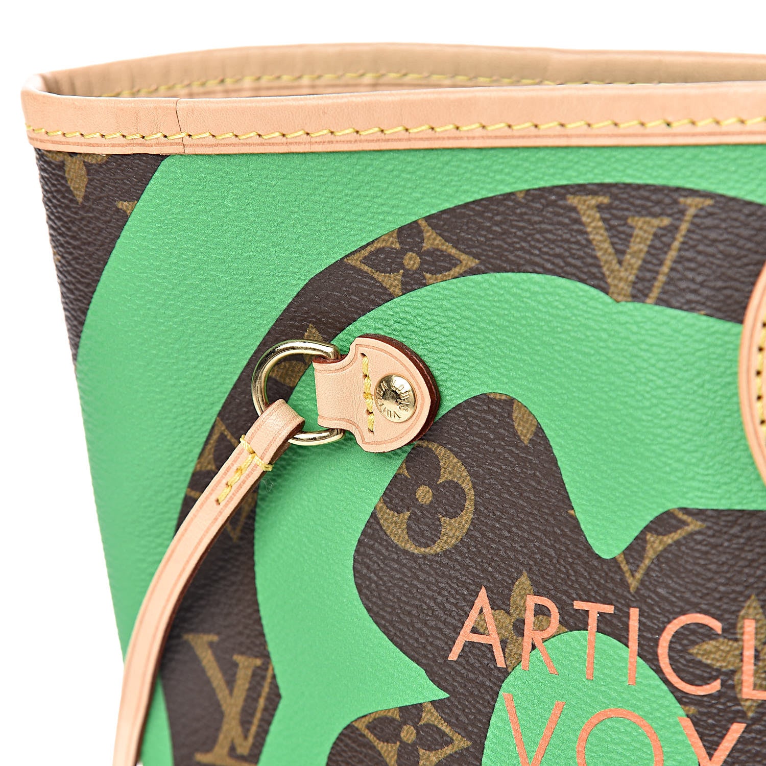 Louis Vuitton Monogram Tahitienne Hawaii Neverfull MM 11 of 11