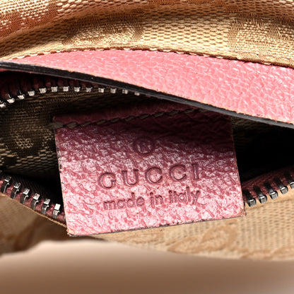 Gucci GG Monogram Web Double Pocket Belt Bag Pink 7 of 11