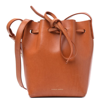 Mansur Gavriel Calfskin Mini Mini Bucket Bag Cammello Raw 1 of 4
