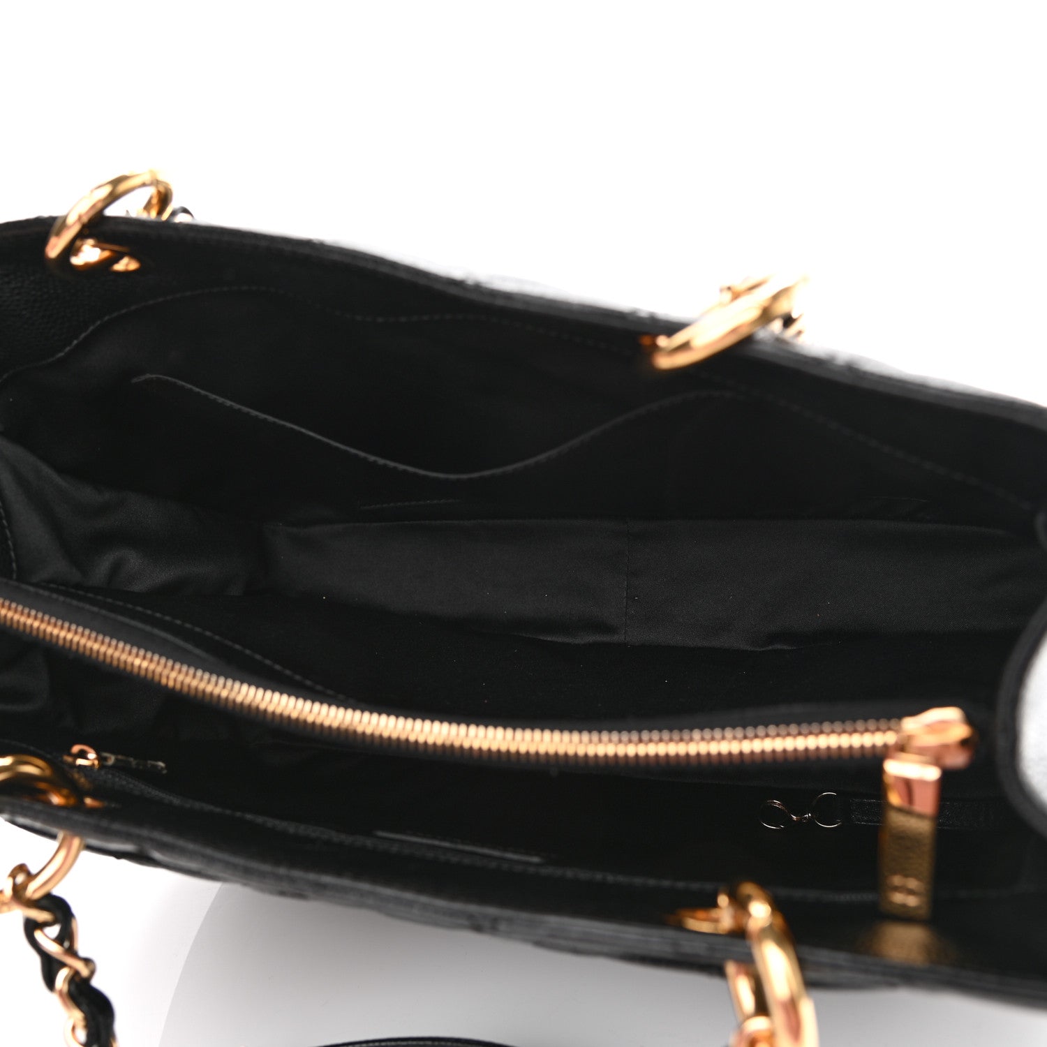 Chanel Caviar Quilted Grand Shopping Tote GST Black 5 of 10