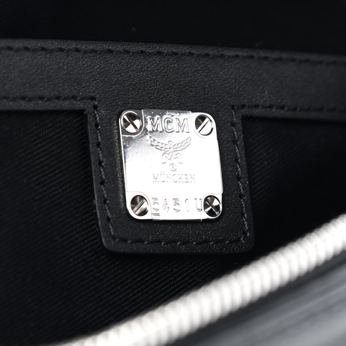 Calfskin Ottomar Monogram Fursten Belt Bag Black