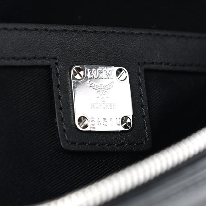 MCM Calfskin Ottomar Monogram Fursten Belt Bag Black 5 of 5