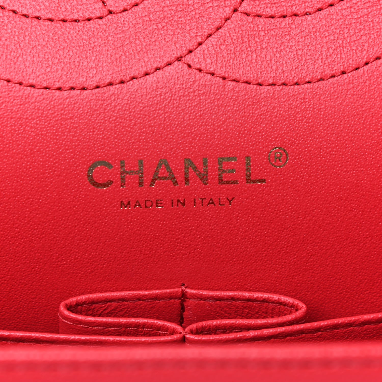 Chanel Caviar Quilted Jumbo Double Flap Red 6 of 10