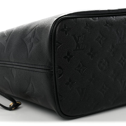 Louis Vuitton Empreinte Monogram Giant Neverfull MM Black 8 of 9