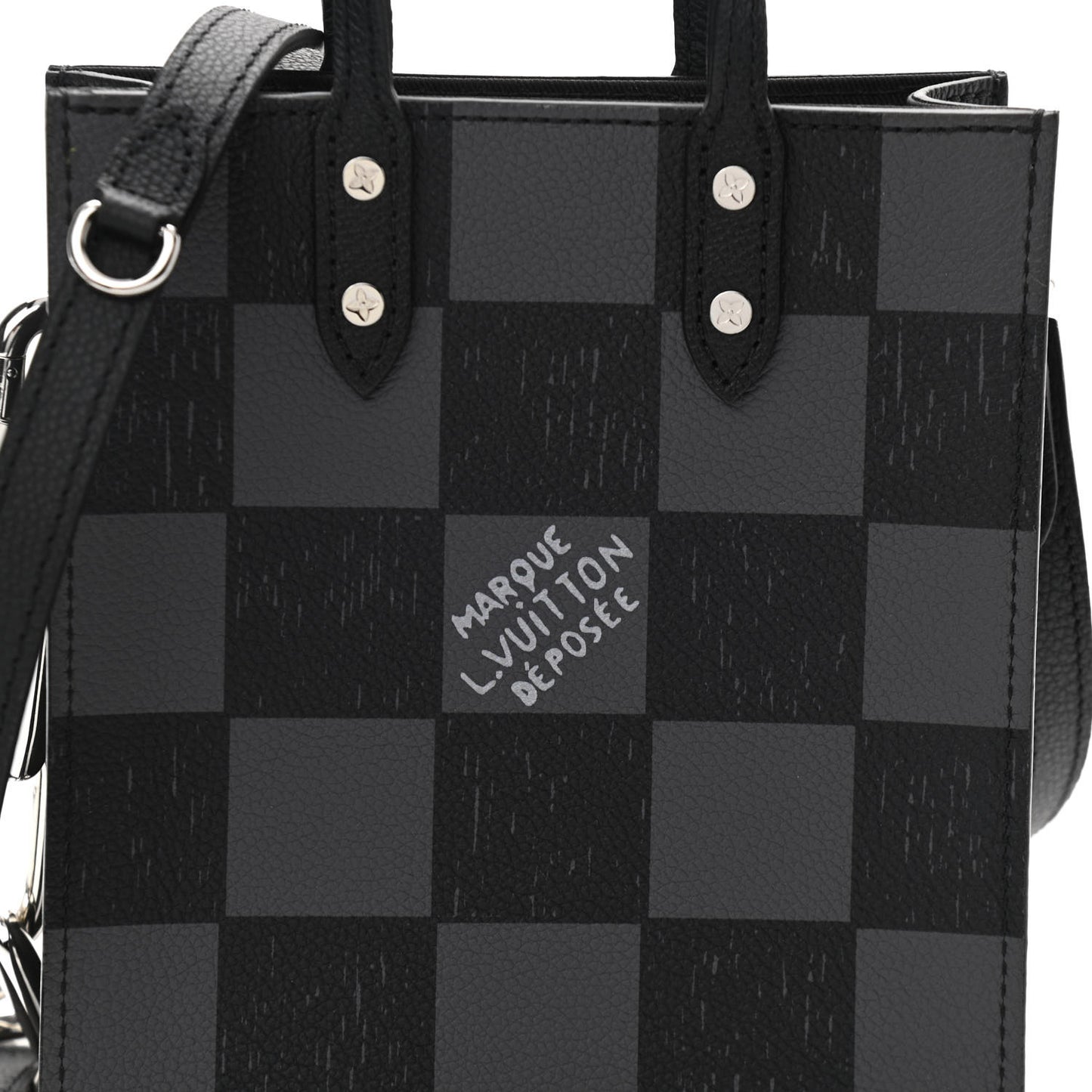 Damier Graphite Sac Plat XS Black