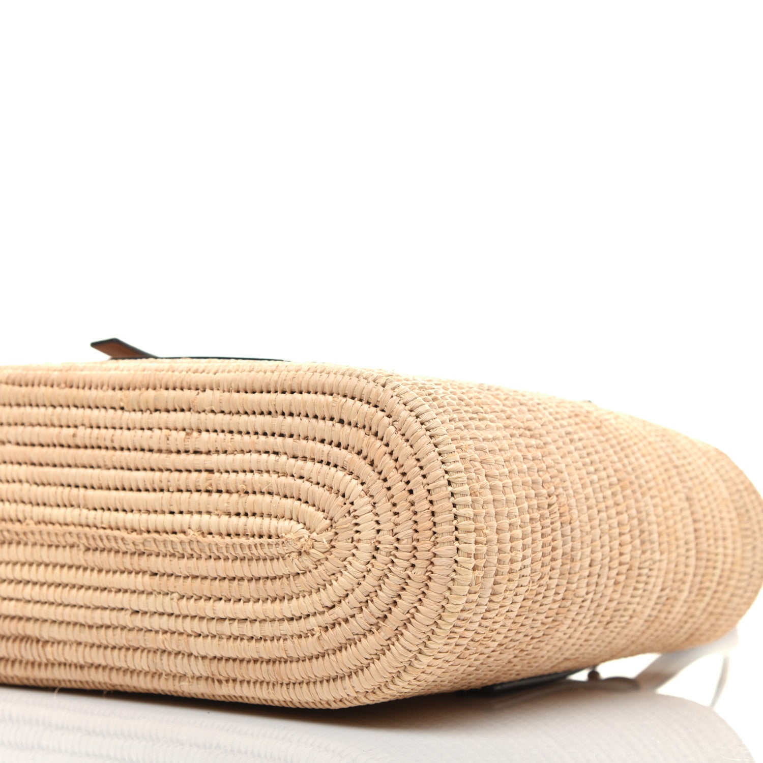 Loewe Raffia Small Square Basket Tote Bag Natural Tan 8 of 8