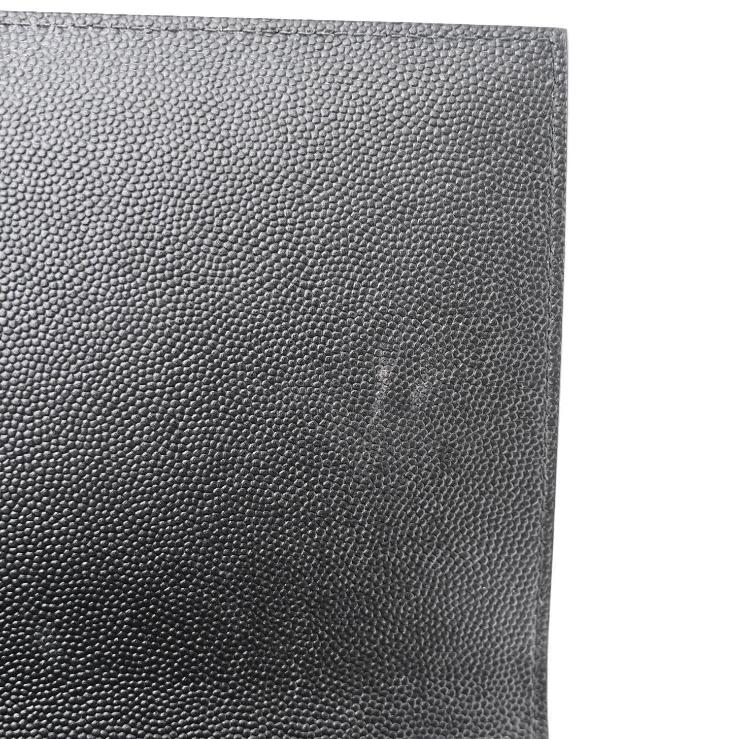 Saint Laurent Grain De Poudre Medium Classic Monogram Kate Satchel Black 10 of 11